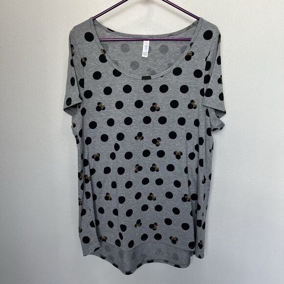 LuLaRoe Disney Classic Tee XL - Minnie Mouse dots - Picture 2 of 6